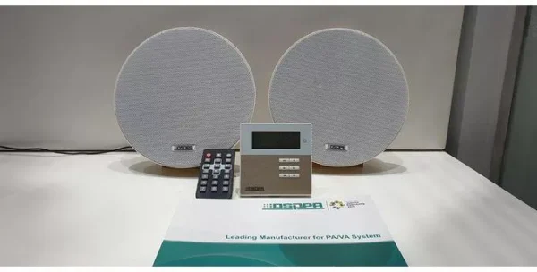 DSPPA Sound System. Amplifier 20 watts + two speakers ساوند سيستم 2 سماعة+ امبلفير