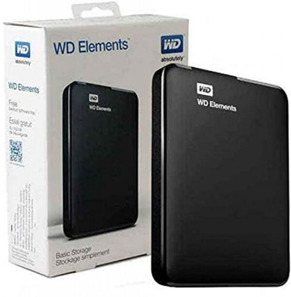 Western Digital WD Elements 2.5" Portable Hard Drive  USB3.0 External Hard Drive راكة هارد خارجى