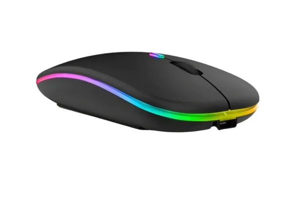 Wireless Mouse GIGAMAX - 2.4GHz - RGB Lights - GM-10 ماوس ويرلس شحن جيجاماكس